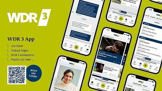 WDR3: Laden Sie jetzt die App unseres Kulturpartners WDR3: Laden Sie jetzt die App unseres Kulturpartners