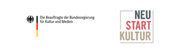 Logo des Bundesministeriums für Kultur und Medien und von Neustart Kultur