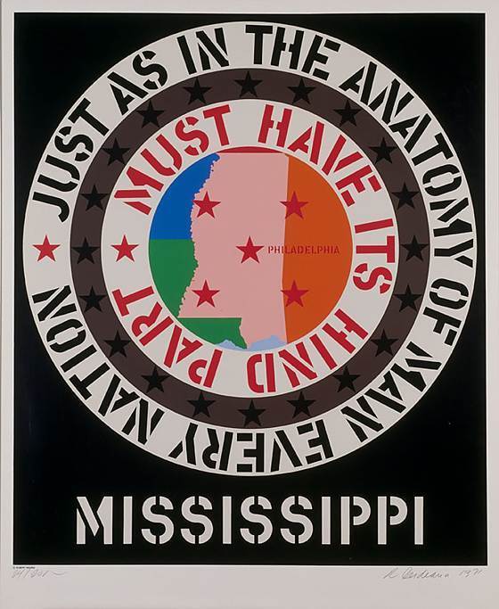 Robert Indiana, The Confederacy: Mississippi, 1971 Robert Indiana, The Confederacy: Mississippi, 1971