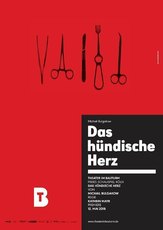 Produktionsplakat Das hündische Herz Produktionsplakat Das hündische Herz