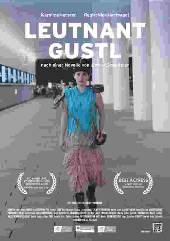 Filmplakat von 'Leutnant Gustl'